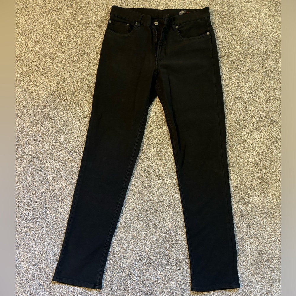 Faherty Stretch Terry 5-Pocket Pant - Onyx Black